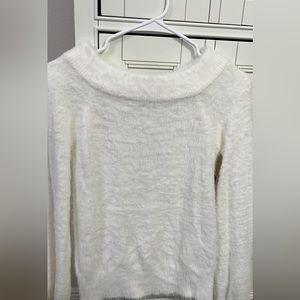 White Fluffy Shirt